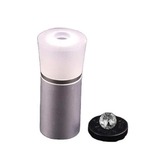 2 PCS Metal Cutting Mirror Jewelry Diamond Identification Tool 10 Times Magnifying Glass Diamond Instrument Diamond Ring Observer