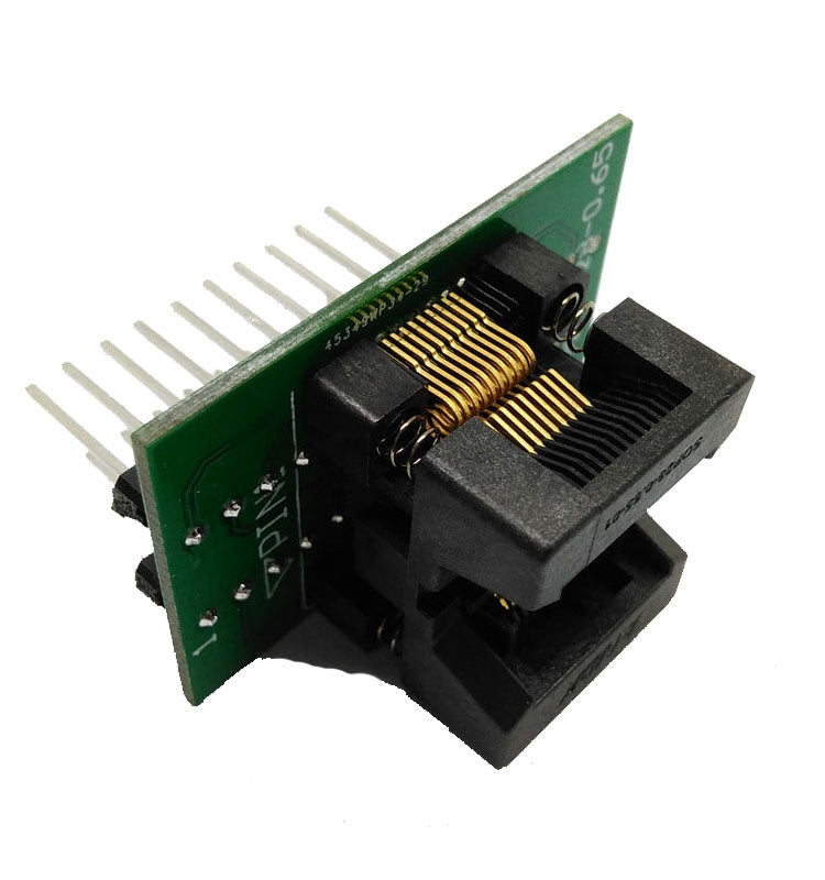 SSOP20 TSSOP20 OTS-28-0.65-01 Chip Gold-Plated Dual Contact Pin Adapter Socket
