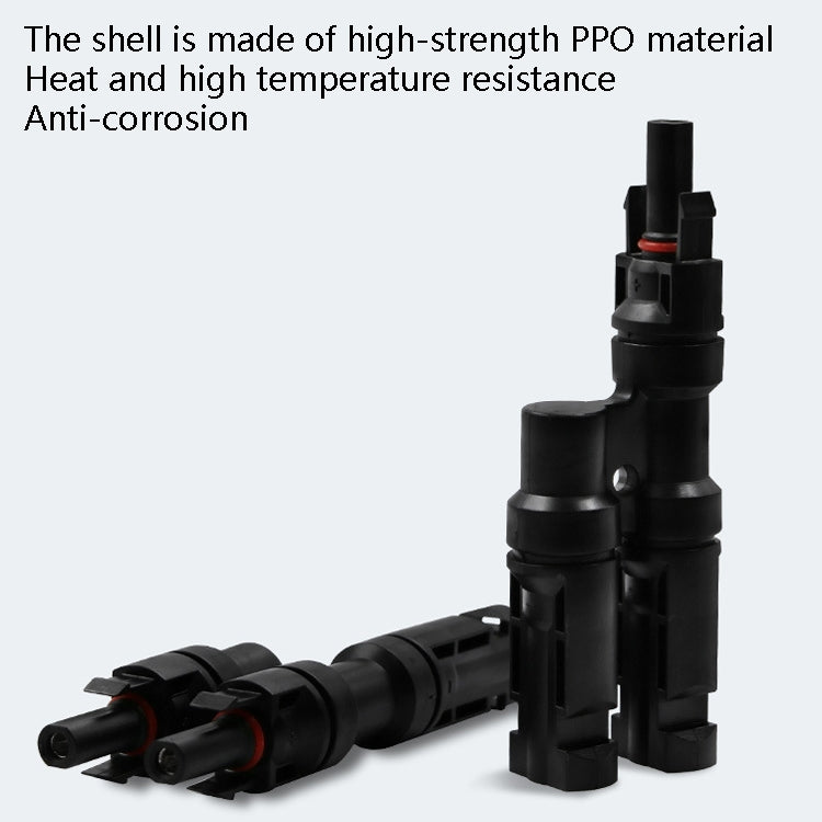 MC4 Photovoltaic Connector Solar Branch Connector Solar Panel Male And Female Plug Accessories