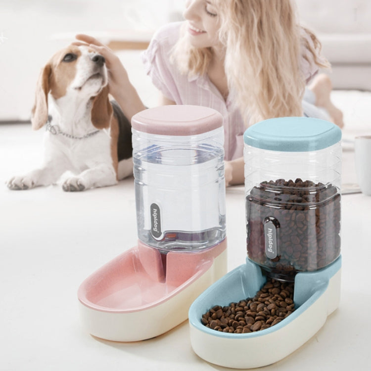Hipidog Pet Automatic Feeder Cat & Dog Waterer Feeding Bowl Combined Grain Storage Bucket