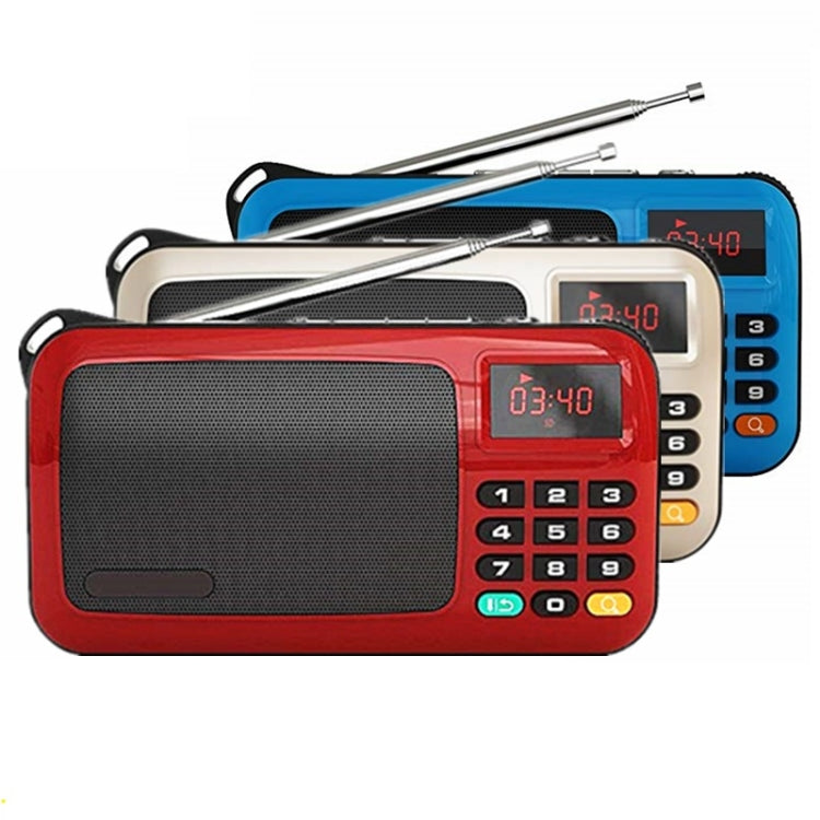 Rolton W405 Portable Mini FM Radio TF Card USB Receiver Music Player with LED Display