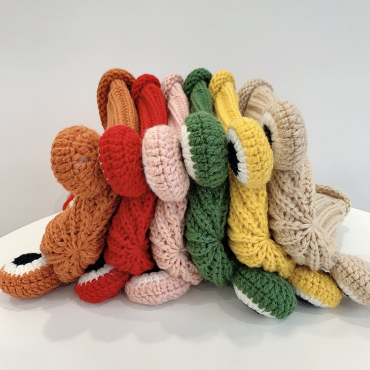 Children Cartoon Frog Woolen Hat Warm Knitted Hat Bomber Hat