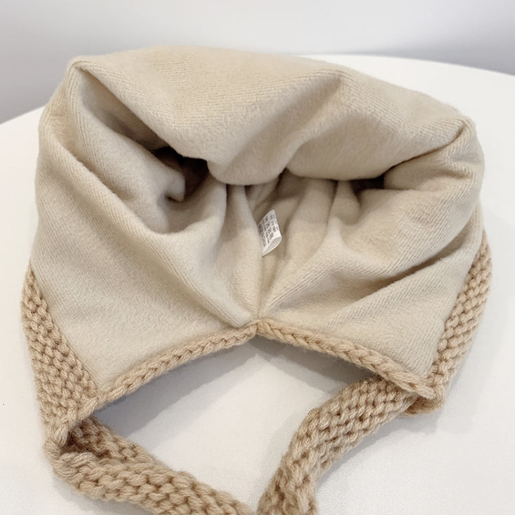 Children Cartoon Frog Woolen Hat Warm Knitted Hat Bomber Hat