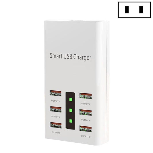 30W 2A Multi-Function 6-Port Charging Socket Universal Smart Phone And Tablet USB Charger