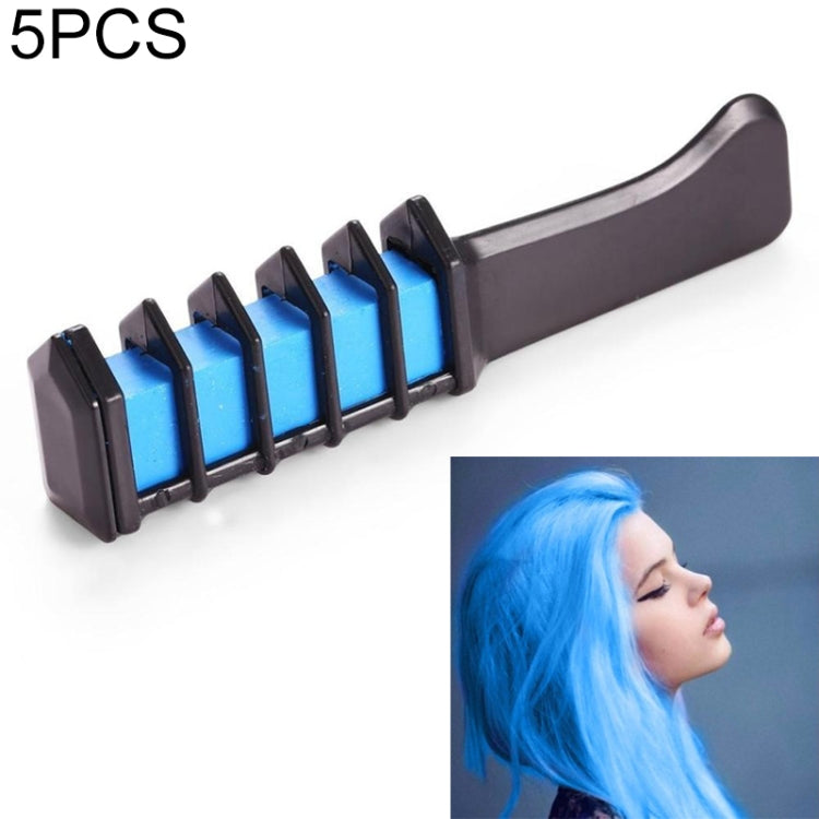 5 PCS Professional 6 Colors Mini Disposable Personal Salon Temporary Hair Dye Comb Crayons Hair Dyeing Tool