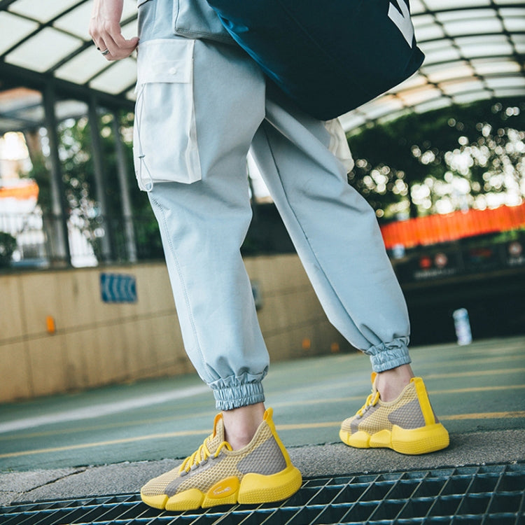 Spring Breathable Running Shoes Couple Models Student Casual Shoes Flying Woven Sports Shoes