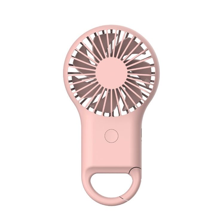 Handheld Pocket Mini Small Fan Portable Charging Outdoor USB Fan With 7 Color Light