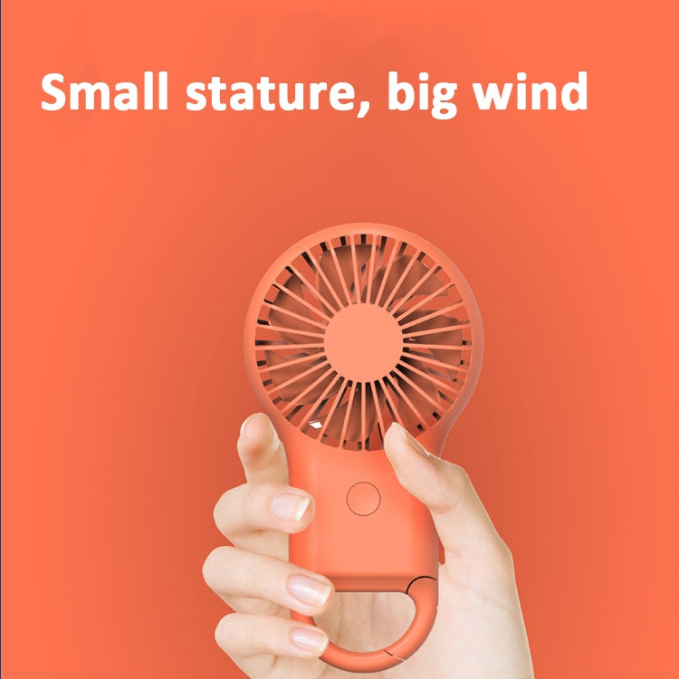 Handheld Pocket Mini Small Fan Portable Charging Outdoor USB Fan With 7 Color Light