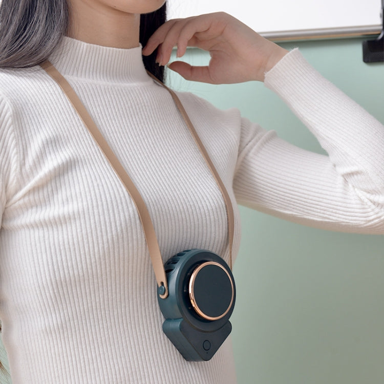 H3 Mini Lazy USB Hanging Neck Fan Student Outdoor Leafless Triangle Fan