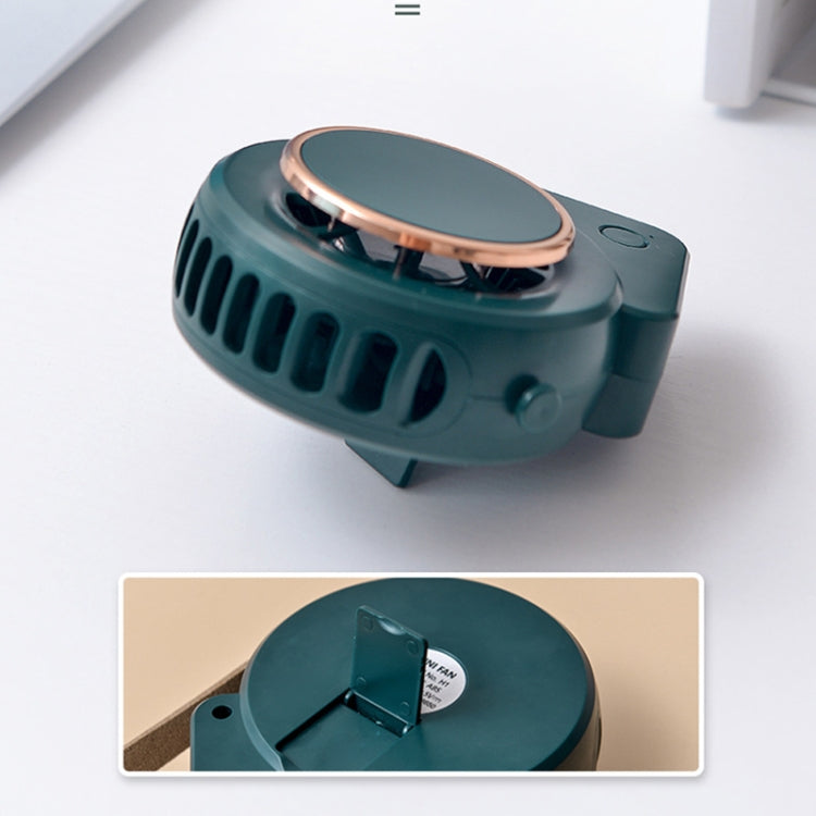 H3 Mini Lazy USB Hanging Neck Fan Student Outdoor Leafless Triangle Fan