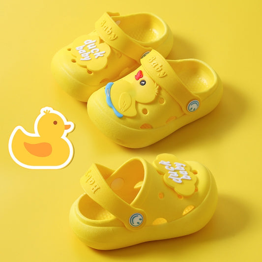 Non-Slip Soft Bottom Hole Slippers For Children