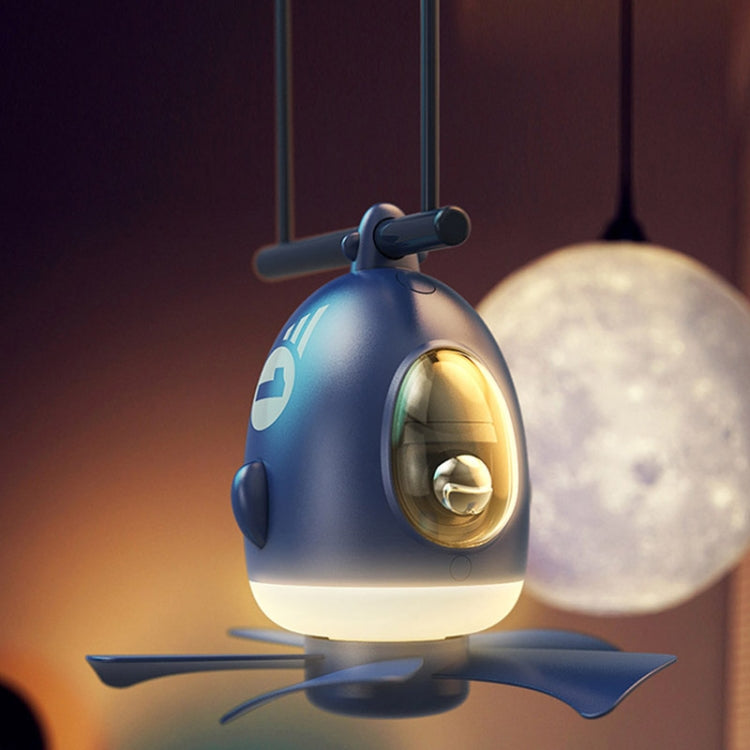 MF023 Airplane Night Light Ceiling Fan Household USB Remote Control Fan