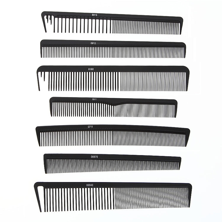 2 PCS Men Haircutting Comb Hair Salon Flat Haircutting Comb