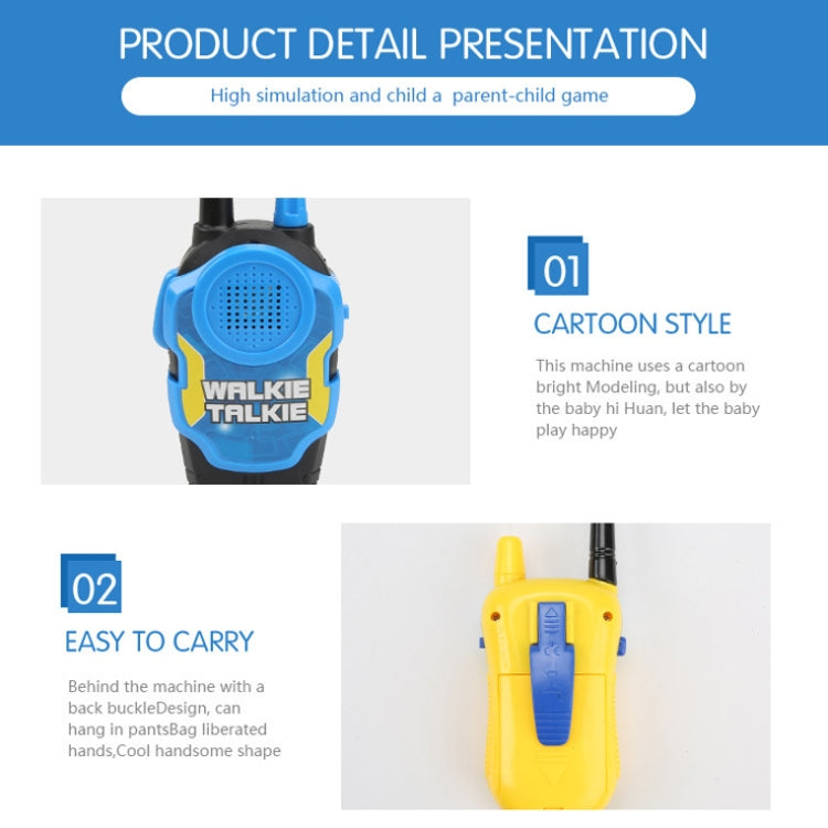 1 Pair Intelligent Wireless Call Walkie-Talkie Remote Dialogue Interactive Children Toys