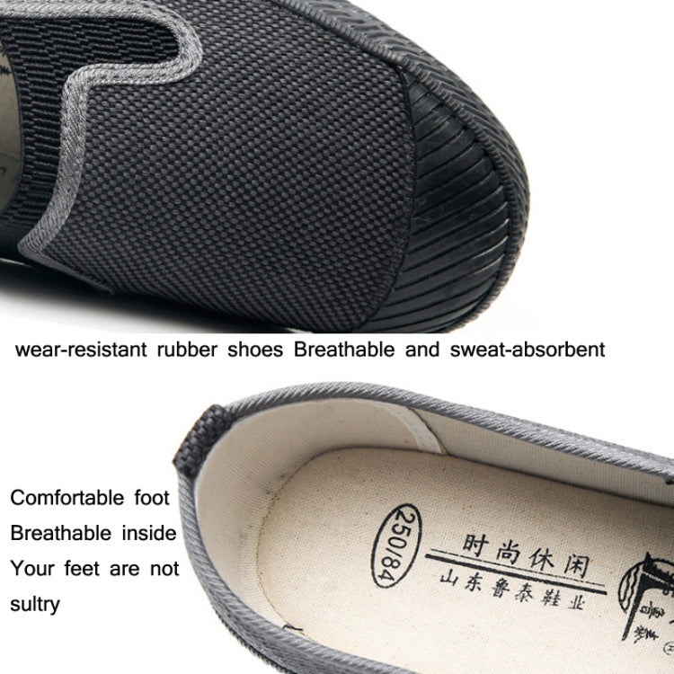 LuTai  Men Labour Protection Work Shoes Farmland Harvesting Wear-Resistant Rubber Sole Shoes