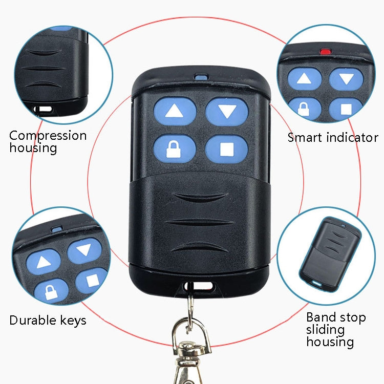 2 PCS Electric Roller Shutter Waterproof Copy Universal Remote Controller Garage Door Remote Control Key