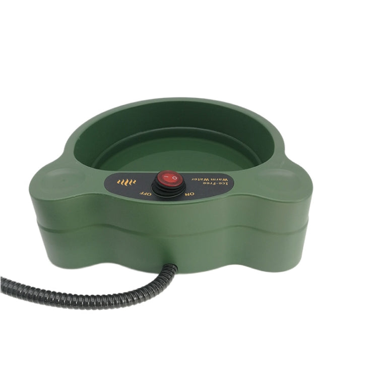 Outdoor Heating Bowl Pet Food Tray Automatic Thermostatic Water Bowl For Cats & Dogs, US Plug, EU Plug