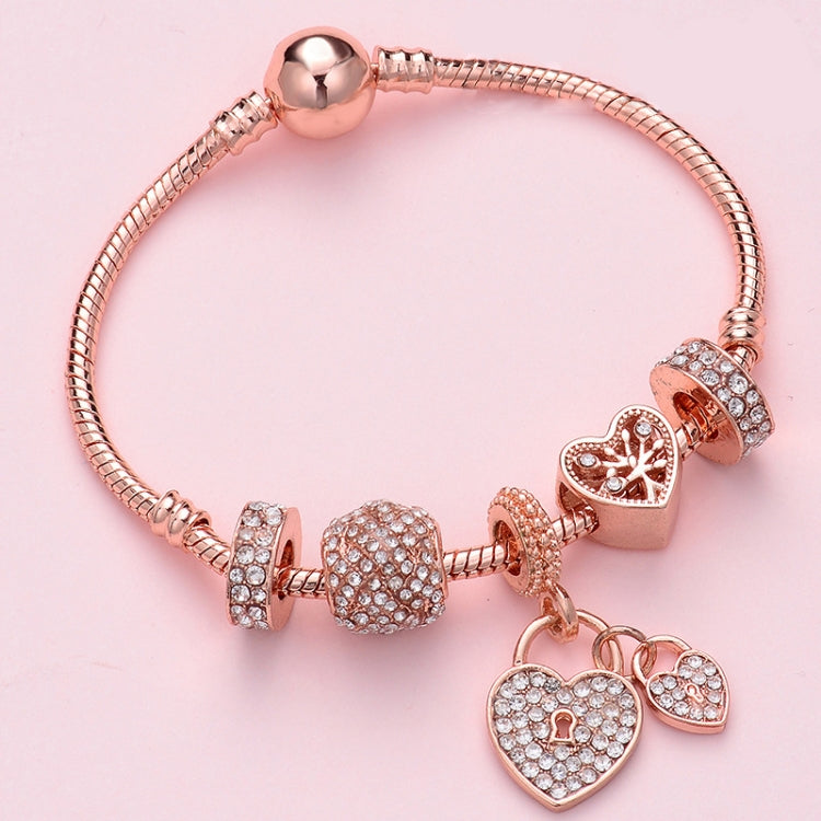 Women Rose Gold Beaded Bracelet