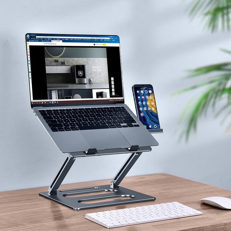 Oatsbasf Z08 Metal Notebook Support Adjustable Desktop Increase Notebook Stand