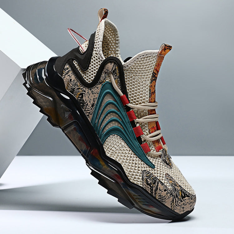 1927A Summer Hollow Flying Knit Breathable Sports Shoes Men Casual Shoes