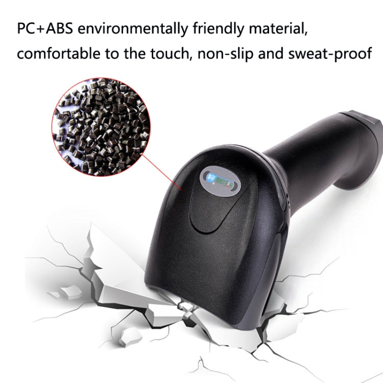 NETUM F6 Anti-Slip And Anti-Vibration Barcode Scanner, Model: Wired Red Light