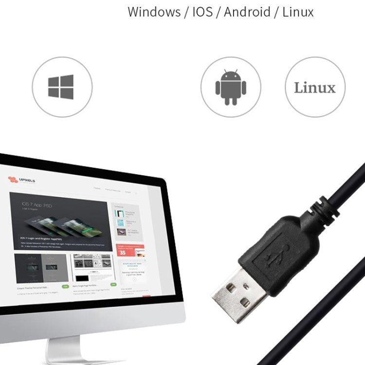 VS5905 One-Dimensional Wired Red Light Scanner Supermarket Express Cashier Barcode Scanner