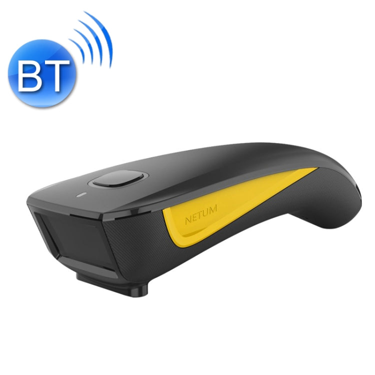 NETUM Wireless Bluetooth Scanner Portable Barcode Warehouse Express Barcode Scanner, Model: C990 Two-dimensional