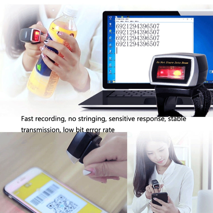 NETUM 2D Mini Wireless Bluetooth Ring Scanner