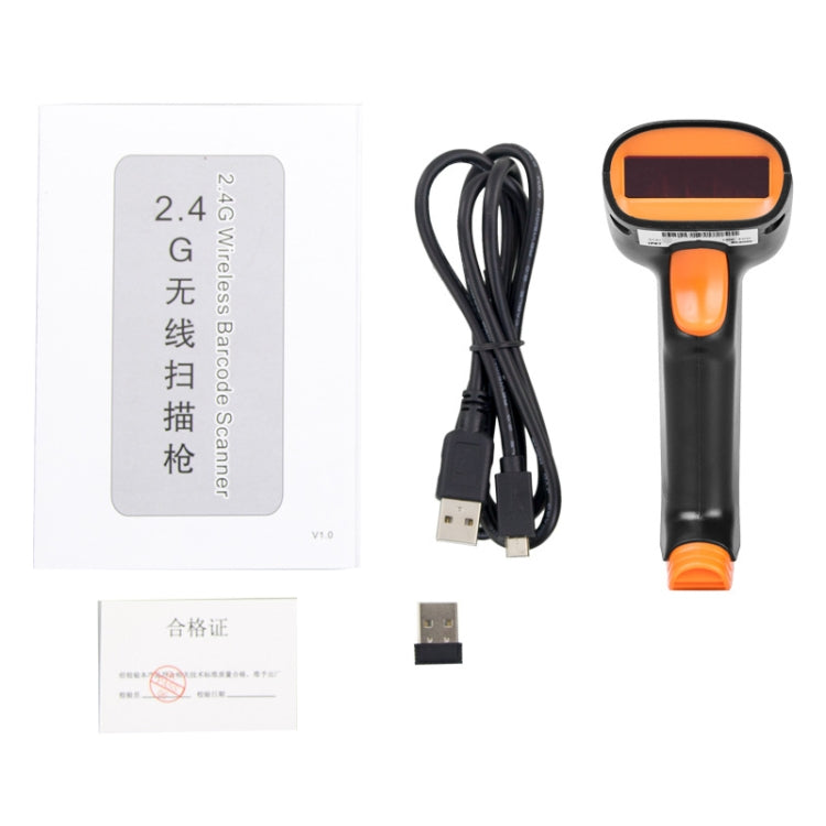 Express Barcode Scanner With Storage USB Wireless Scanner, Specification：