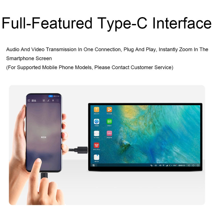 Waveshare 13.3 Inch 2K 2560×1440 HDMI/Type-C Display Interface AMOLED Touch Display, US Plug, EU Plug, UK Plug