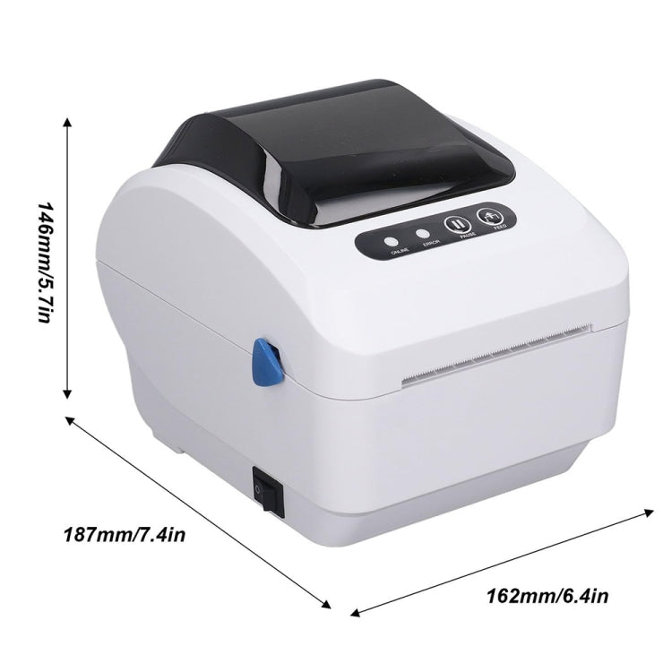 Xprinter XP-320B 80mm Thermal Barcode Supermarket Cashier Label Printer, USB, USB+Bluetooth