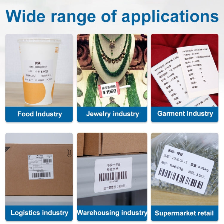 Xprinter XP-320B 80mm Thermal Barcode Supermarket Cashier Label Printer, USB, USB+Bluetooth