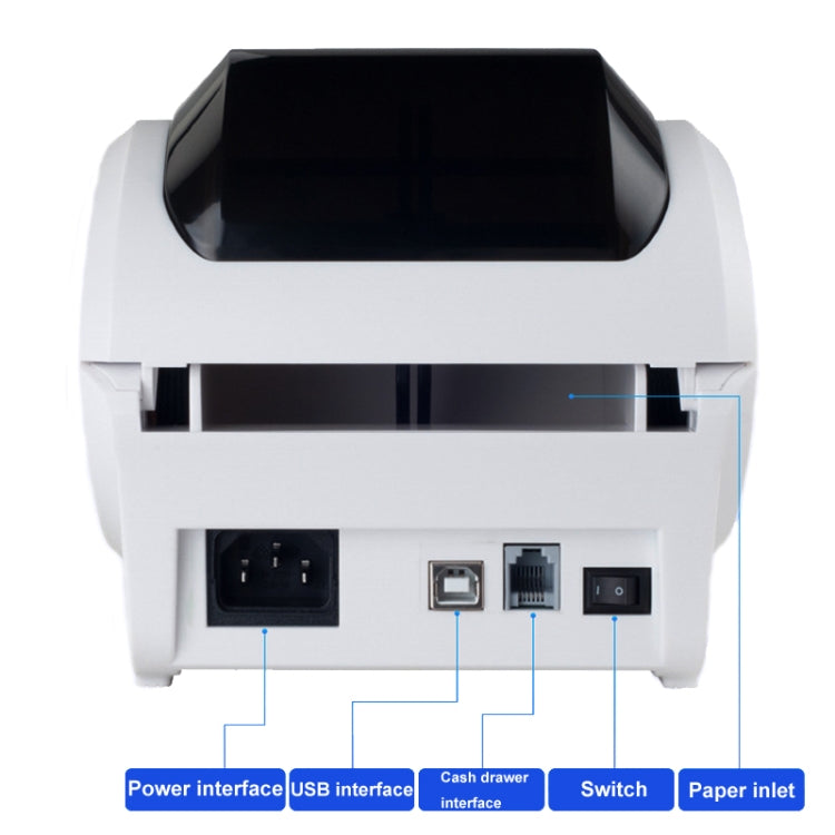 Xprinter XP-320B 80mm Thermal Barcode Supermarket Cashier Label Printer, USB, USB+Bluetooth