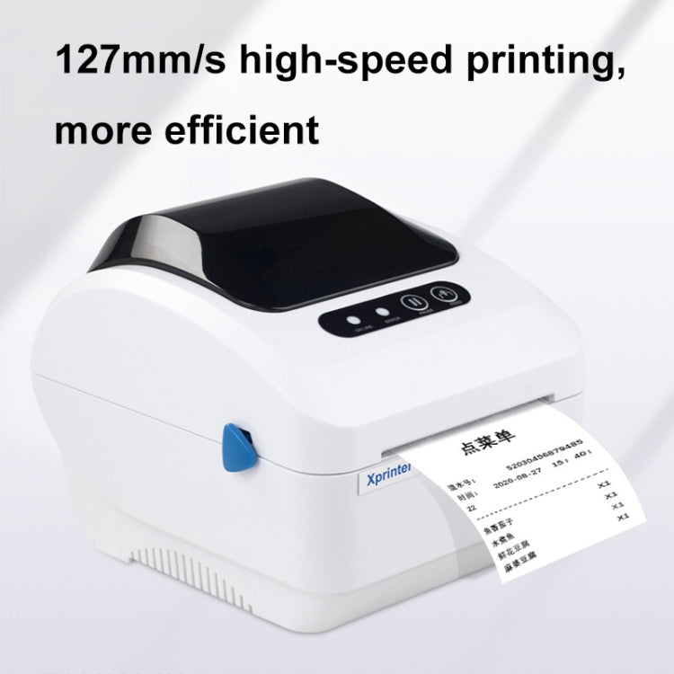 Xprinter XP-320B 80mm Thermal Barcode Supermarket Cashier Label Printer, USB, USB+Bluetooth