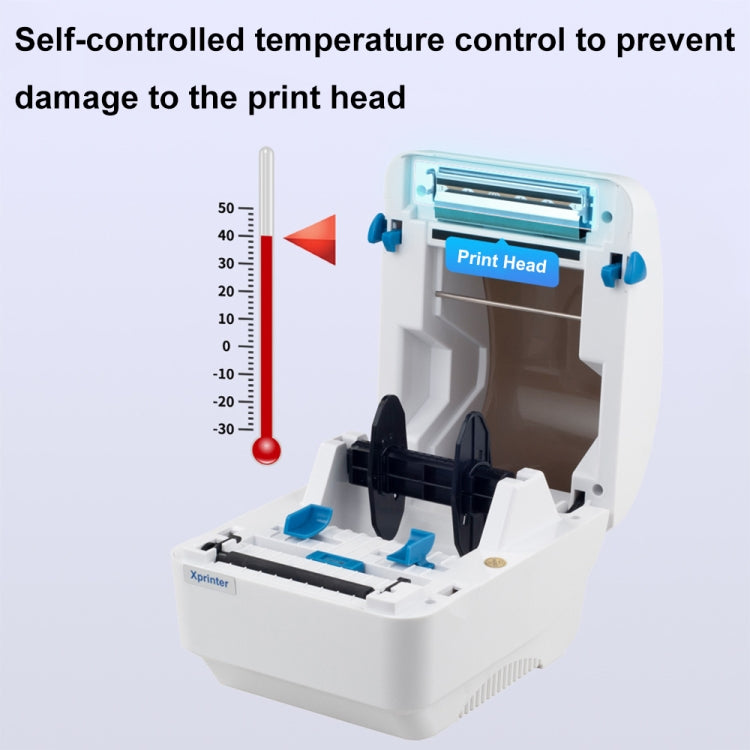 Xprinter XP-320B 80mm Thermal Barcode Supermarket Cashier Label Printer, USB, USB+Bluetooth