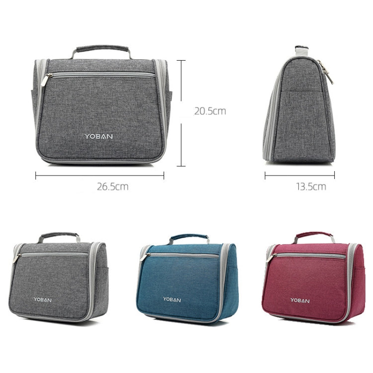 YOBAN Travel Outdoor Multifunctional Large-Capacity Washing Storage Bag Hanging Waterproof Cosmetic Bag