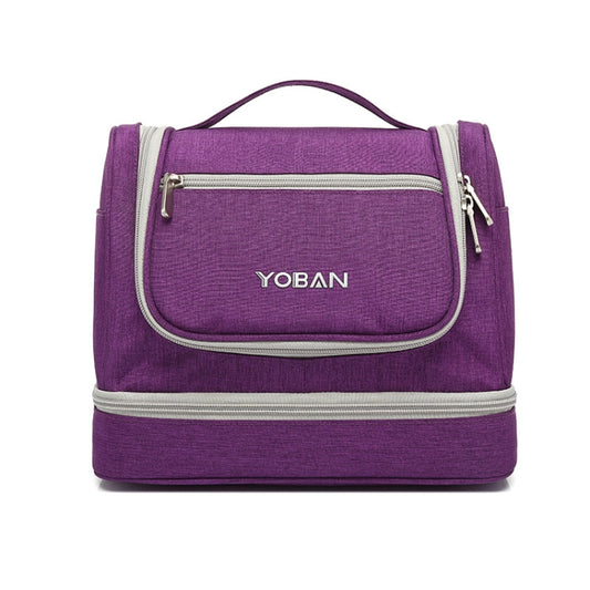 YOBAN Y-1551L Travel Cosmetic Bag Large-Capacity Outdoor Storage Bag Hook Portable Anti-Mold Dry And Wet Separation Wash Bag