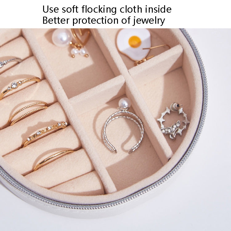 SH789-12 PU Leather Simple Jewelry Storage Box