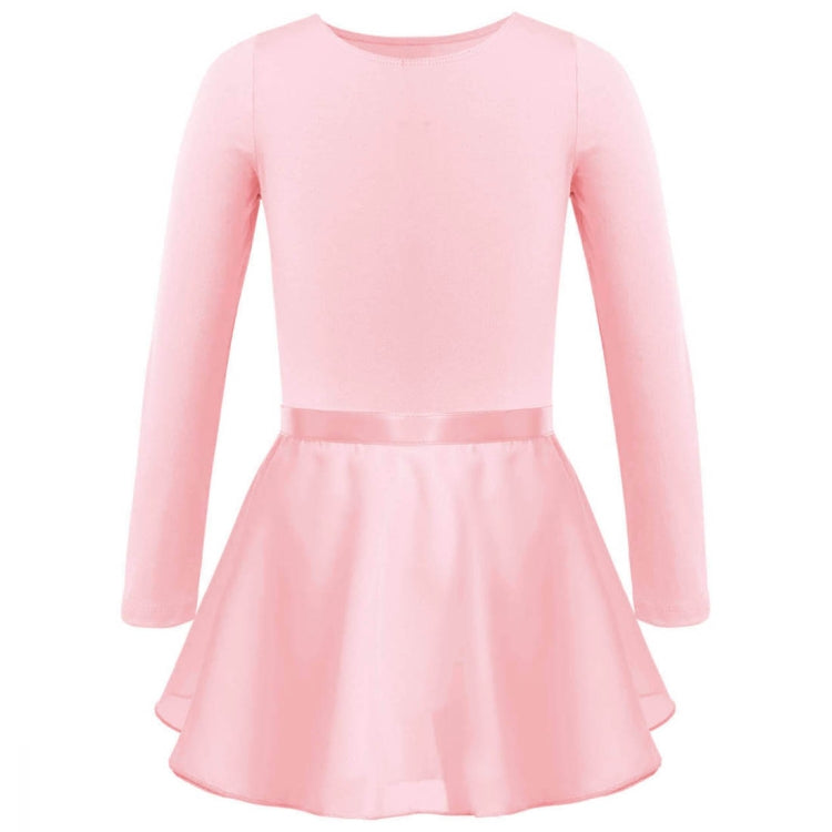 Girls Spring and Summer Long-sleeved Cotton Dance Training Clothing Set