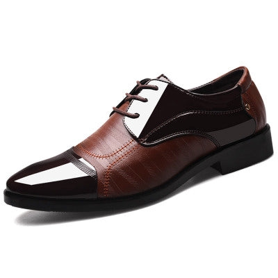 Fashion Men Leather Soft Business Casual Shoes