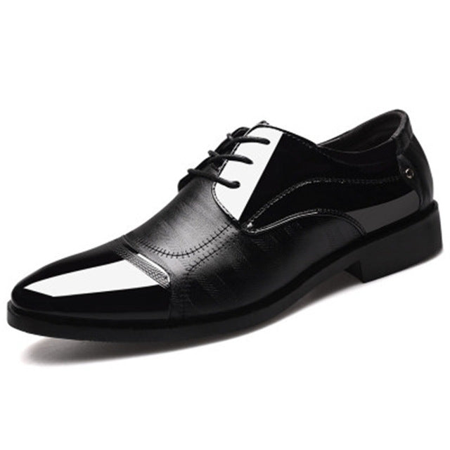 Fashion Men Leather Soft Business Casual Shoes
