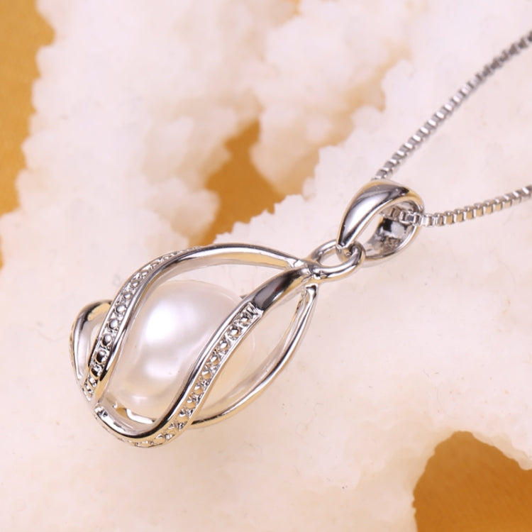 Women Fashion Natural Pearl Pendant Cage