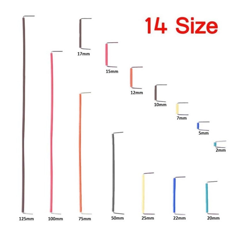 14 Lengths Jumper Wire U Shape Solderless Breadboard Jumper Wire Kit, 840 PCS, 560 PCS, 140 PCS