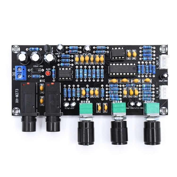 XH-M273 DC12-24V Microphone Amplifier Board K Song Singing Power Amplifier Board