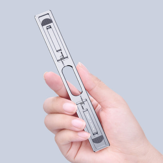 Oatsbasf K01 Adjustable Desktop Heightening Base Aluminum Alloy Radiator Folding Laptop Stand