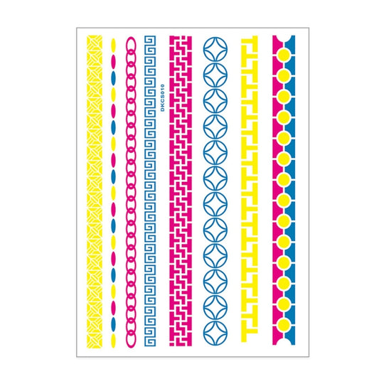 10 PCS Fluorescent Flower Arm Tattoo Sticker Face Sticker Waterproof Feather Tattoo Arm Tattoo Sticker