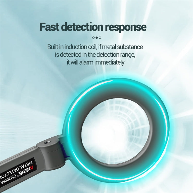 ANENG  DM3004 Handheld Metal Detector High-Precision Sensitivity Station Airport Detection Scanning Detector