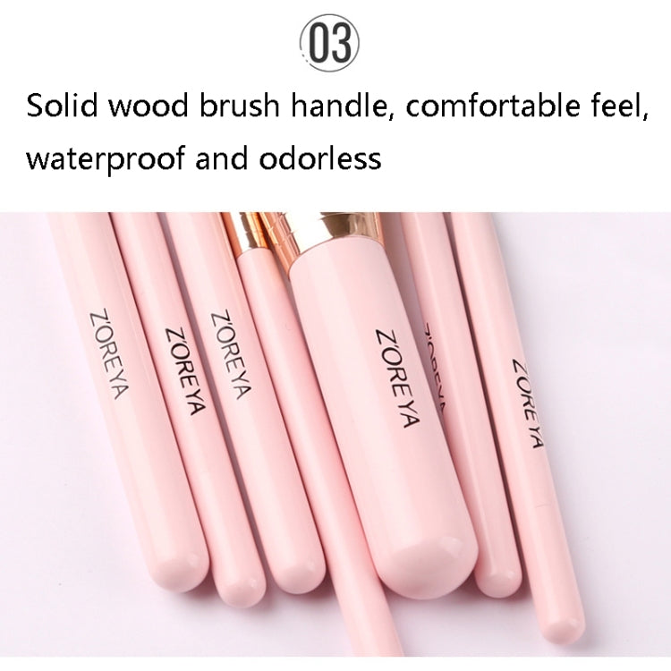 ZOREYA ZS744 7 In 1 Makeup Brush Set Beauty Tools Brush