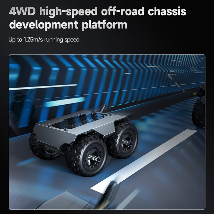 Waveshare WAVE ROVER Flexible Expandable 4WD Mobile Robot Chassis, Onboard ESP32 Module, US Plug, EU Plug, UK Plug