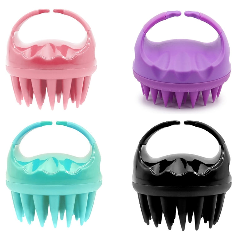 Round Hair Washing Brush Silicone Wet & Dry Multipurpose Massage Brush